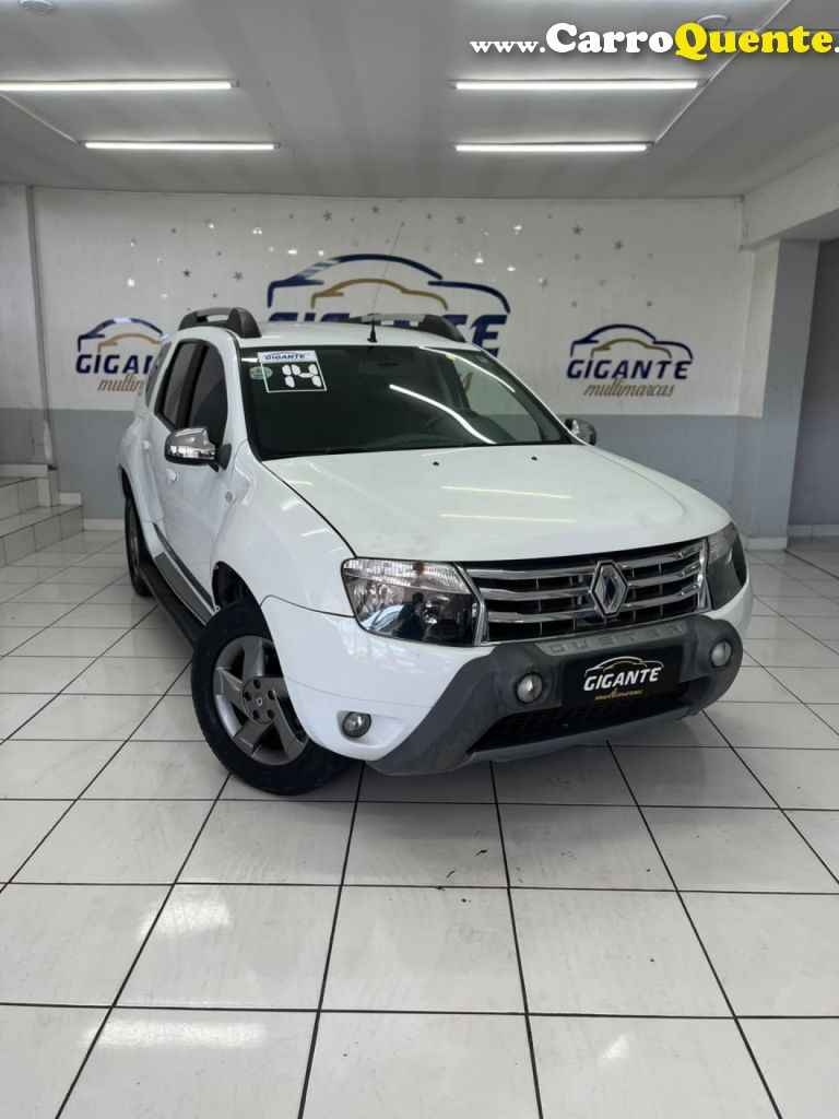 RENAULT   DUSTER DYNAMIQUE 2.0 FLEX 16V AUT.   BRANCO 2014 2.0 FLEX - Loja