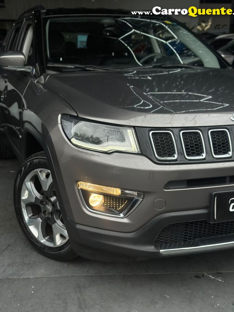 JEEP   COMPASS LIMITED 2.0 4X2 FLEX 16V AUT.   CINZA 2017 2.0 FLEX - Loja