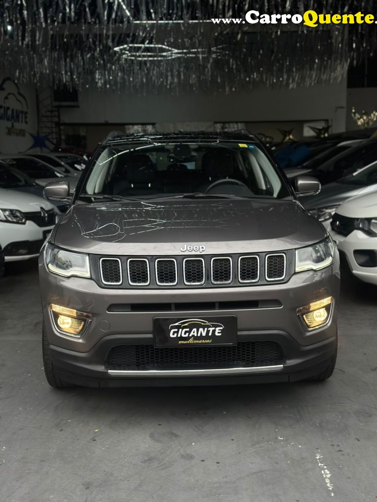 JEEP   COMPASS LIMITED 2.0 4X2 FLEX 16V AUT.   CINZA 2017 2.0 FLEX - Loja