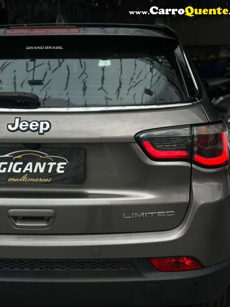 JEEP   COMPASS LIMITED 2.0 4X2 FLEX 16V AUT.   CINZA 2017 2.0 FLEX - Loja