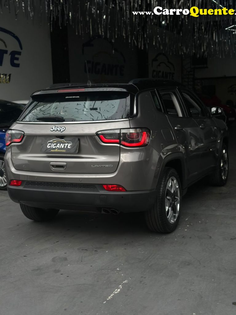 JEEP   COMPASS LIMITED 2.0 4X2 FLEX 16V AUT.   CINZA 2017 2.0 FLEX - Loja