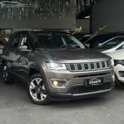 JEEP   COMPASS LIMITED 2.0 4X2 FLEX 16V AUT.   CINZA 2017 2.0 FLEX