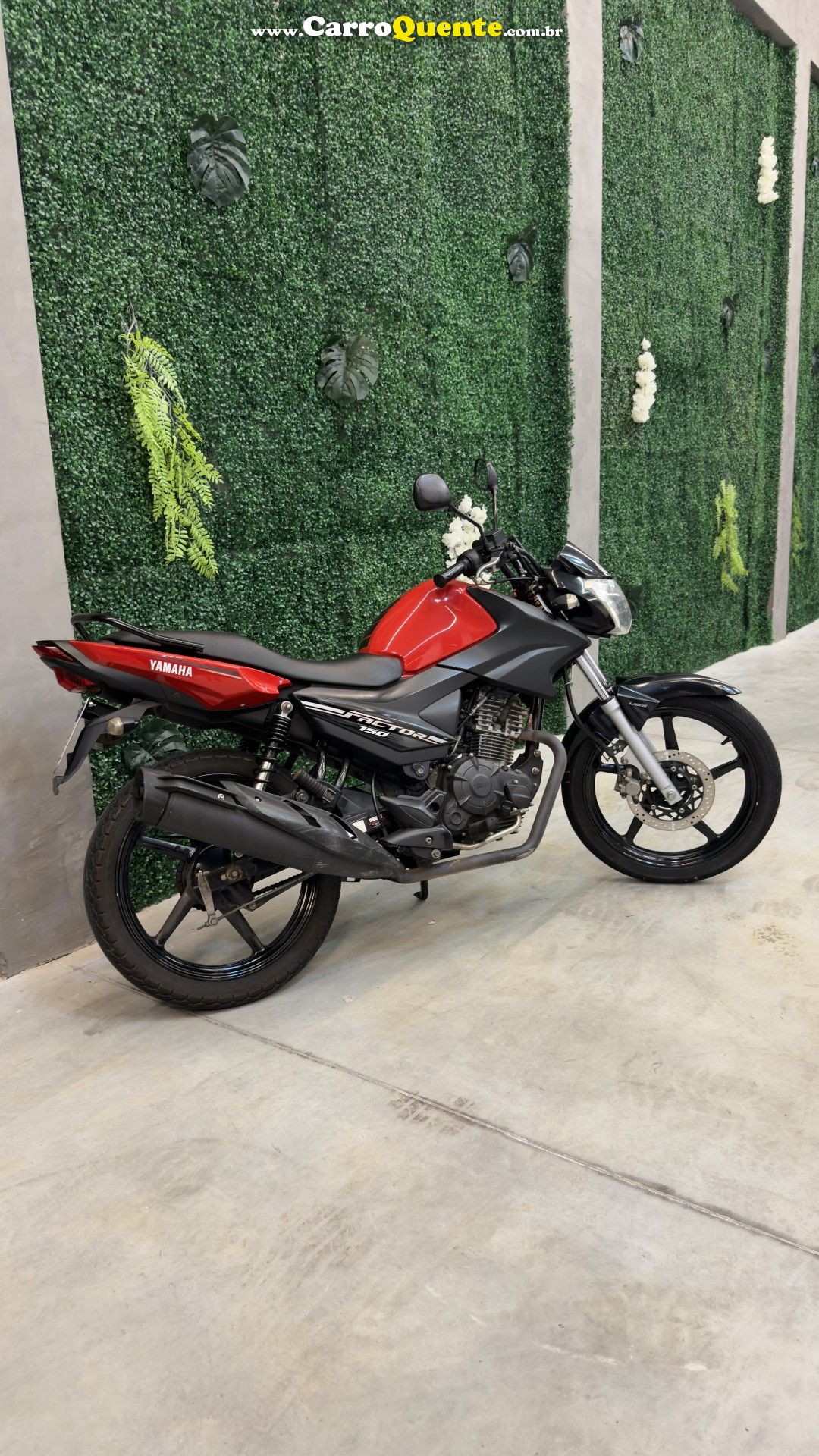 YAMAHA    FACTOR 150 ED   VERMELHO 2021 150cc FLEX - Loja