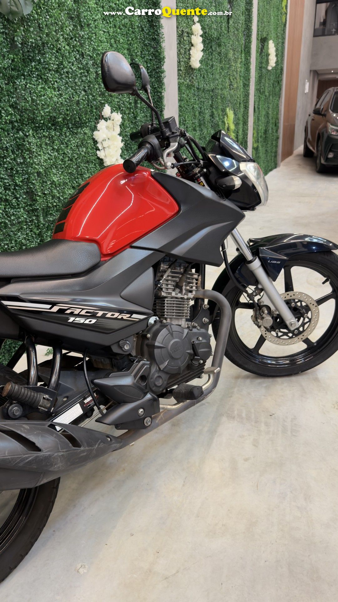 YAMAHA    FACTOR 150 ED   VERMELHO 2021 150cc FLEX - Loja
