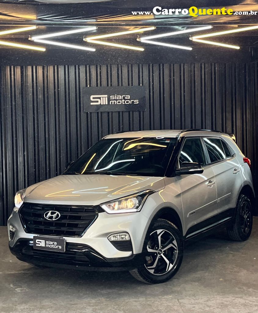 HYUNDAI   CRETA SPORT 2.0 16V FLEX AUT.   PRATA 2018 2.0 FLEX - Loja