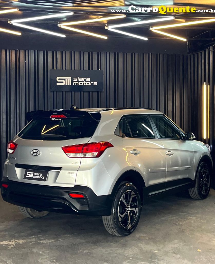 HYUNDAI   CRETA SPORT 2.0 16V FLEX AUT.   PRATA 2018 2.0 FLEX - Loja