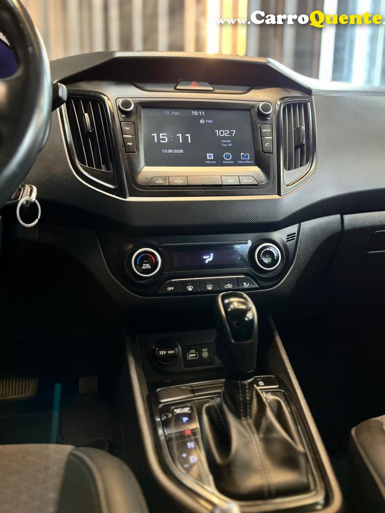 HYUNDAI   CRETA SPORT 2.0 16V FLEX AUT.   PRATA 2018 2.0 FLEX - Loja