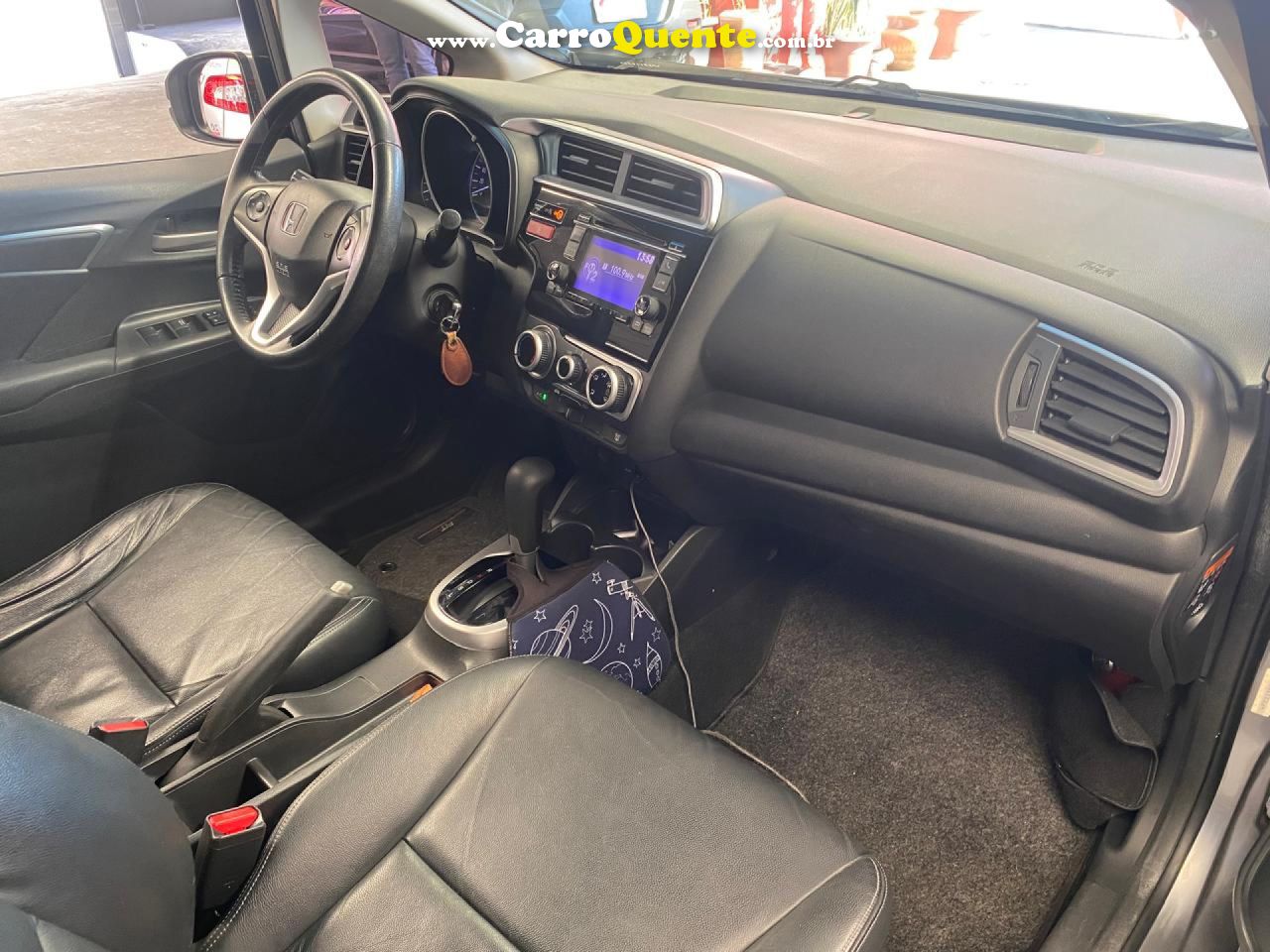 HONDA   FIT EXL 1.5 FLEXFLEXONE 16V 5P AUT   CINZA 2015 1.5 FLEX - Loja