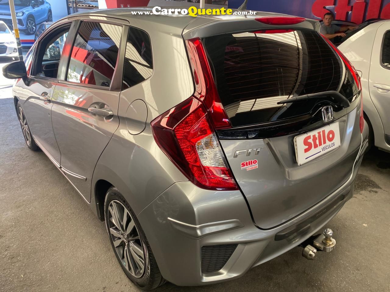 HONDA   FIT EXL 1.5 FLEXFLEXONE 16V 5P AUT   CINZA 2015 1.5 FLEX - Loja