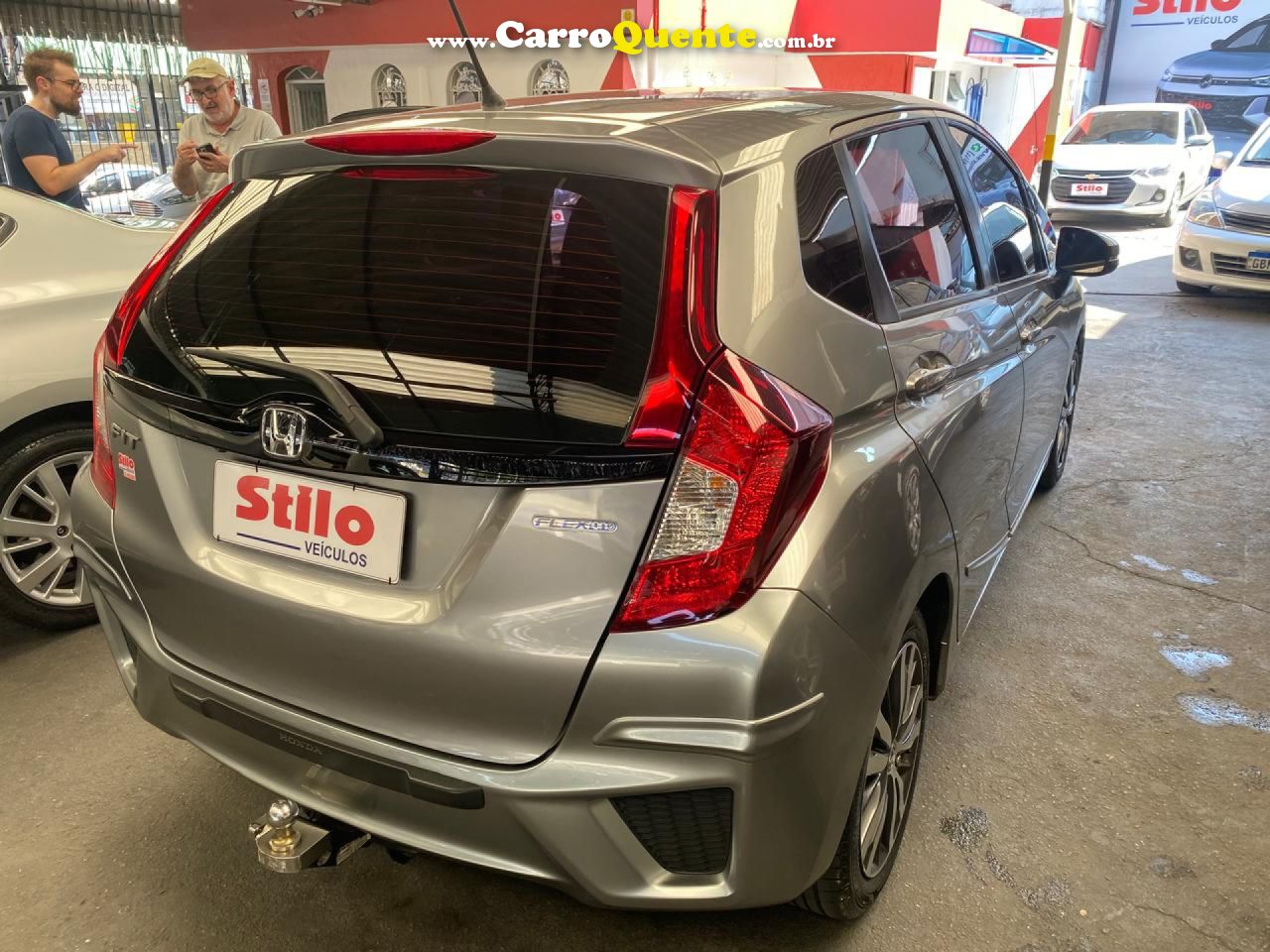 HONDA   FIT EXL 1.5 FLEXFLEXONE 16V 5P AUT   CINZA 2015 1.5 FLEX - Loja