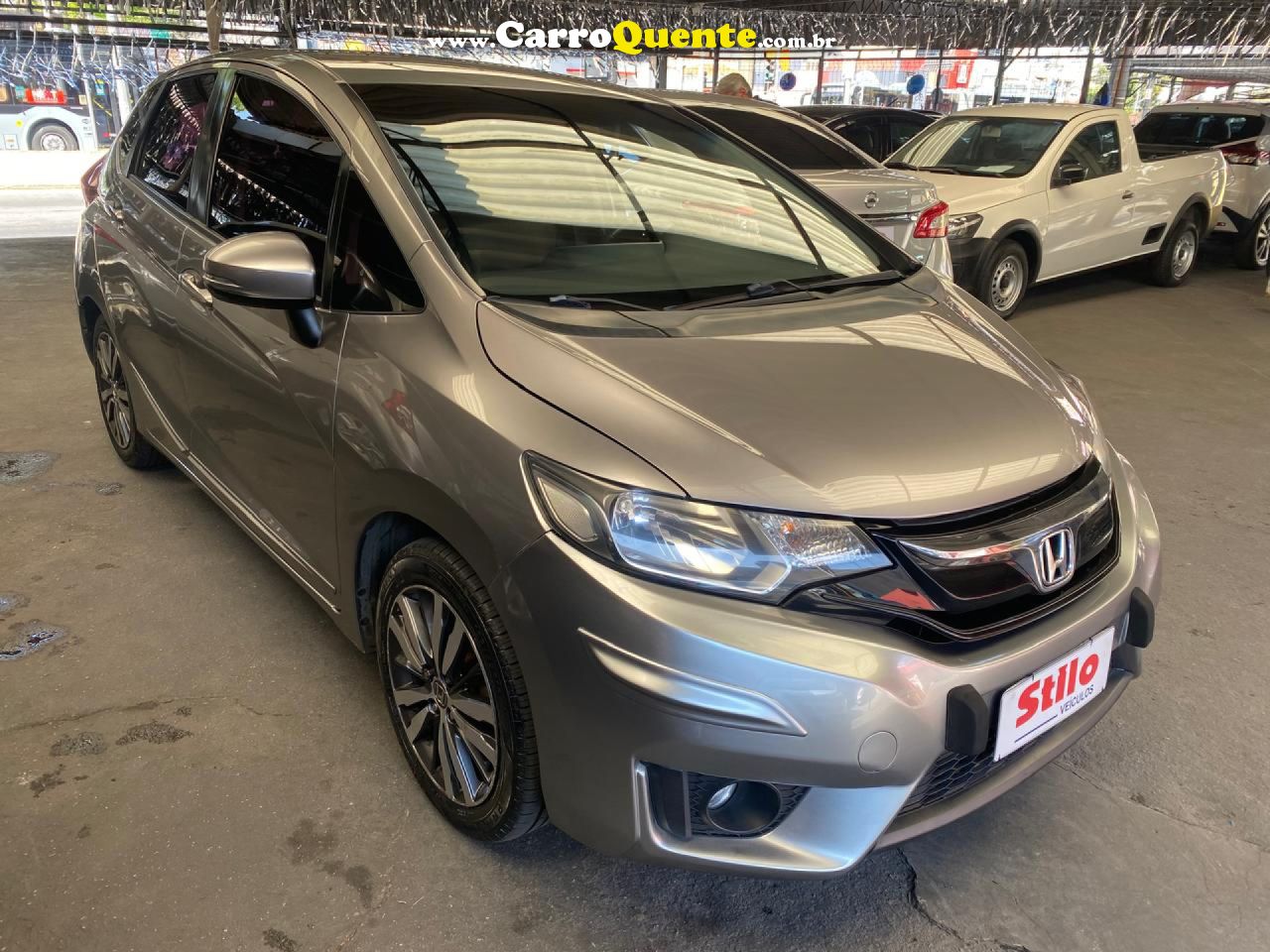 HONDA   FIT EXL 1.5 FLEXFLEXONE 16V 5P AUT   CINZA 2015 1.5 FLEX - Loja