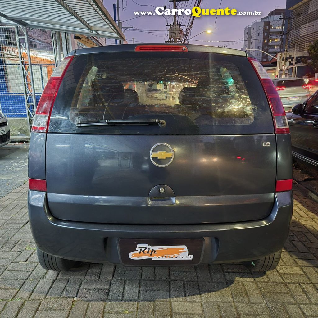 CHEVROLET   MERIVA MAXX 1.8 MPFI 8V FLEXPOWER   CINZA 2008 1.8 FLEX - Loja
