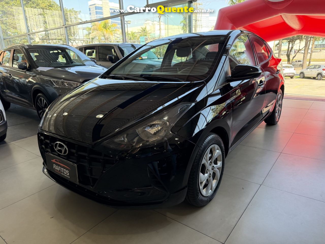 HYUNDAI   HB20S VISION 1.0 TB FLEX 12V AUT.   PRETO 2022 1.0 FLEX - Loja