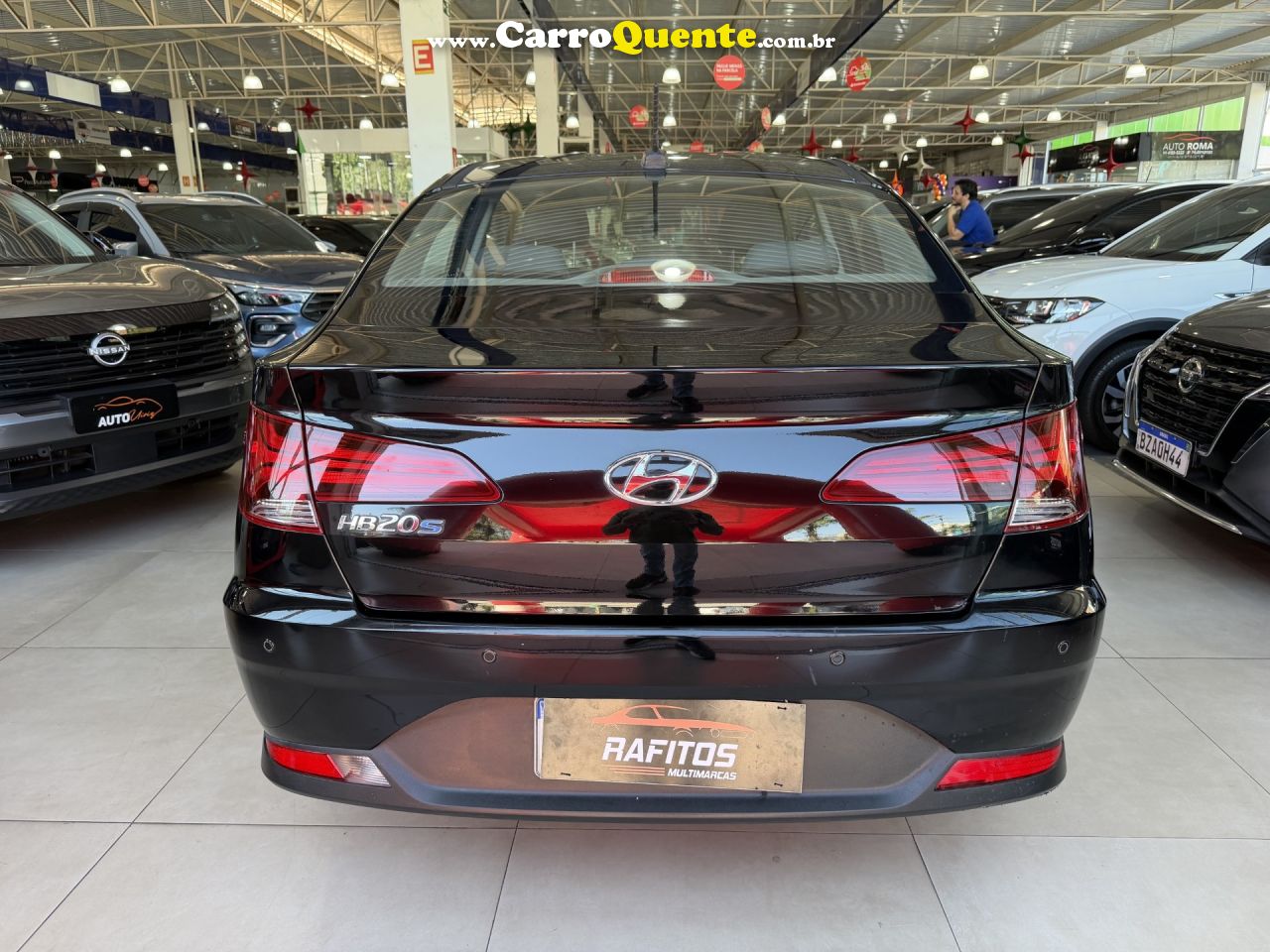 HYUNDAI   HB20S VISION 1.0 TB FLEX 12V AUT.   PRETO 2022 1.0 FLEX - Loja