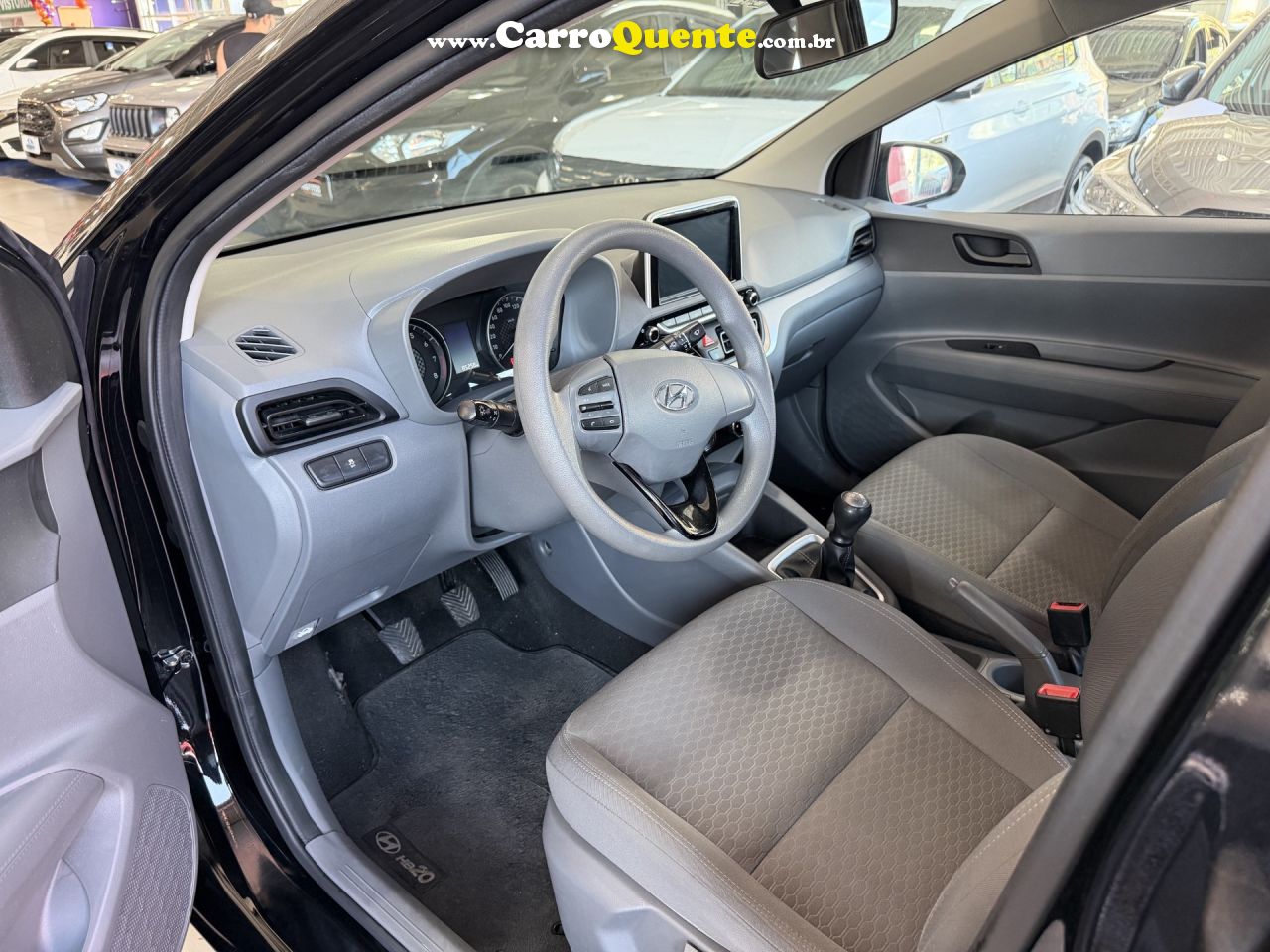 HYUNDAI   HB20S VISION 1.0 TB FLEX 12V AUT.   PRETO 2022 1.0 FLEX - Loja