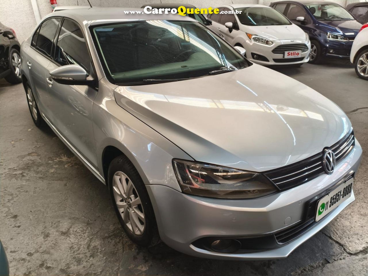 VOLKSWAGEN   JETTA COMFORTLINE 2.0 T.FLEX 8V 4P TIPT.   PRATA 2012 2.0 FLEX - Loja