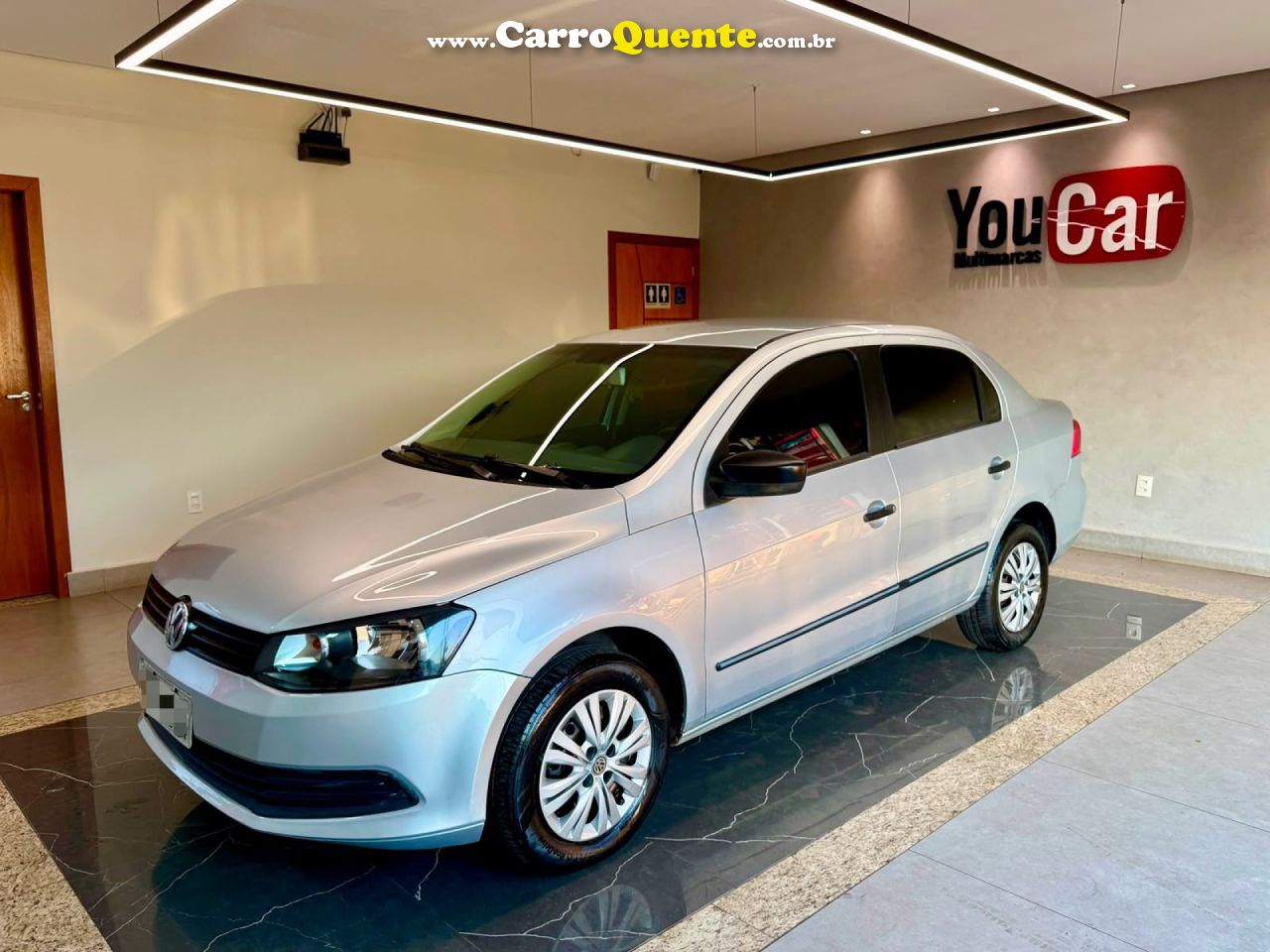 VOLKSWAGEN   VOYAGE 1.61.6 CITY  MI TOTAL FLEX 8V 4P   PRATA 2014 1.6 FLEX - Loja