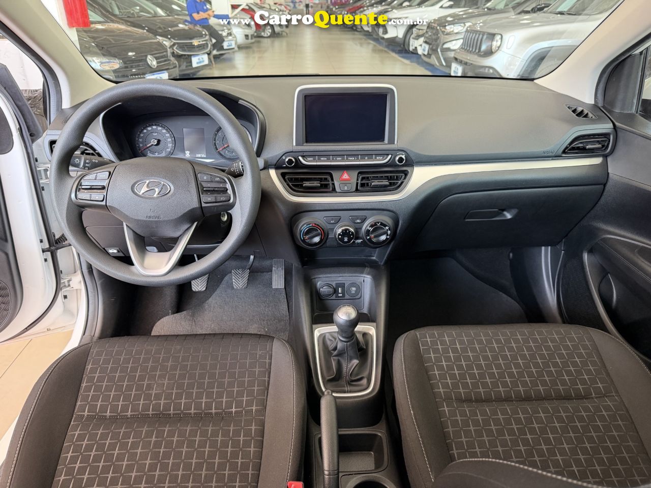 HYUNDAI   HB20 COMF.C.PLUSC.STYLE 1.0 FLEX 12V   BRANCO 2024 1.0 FLEX - Loja