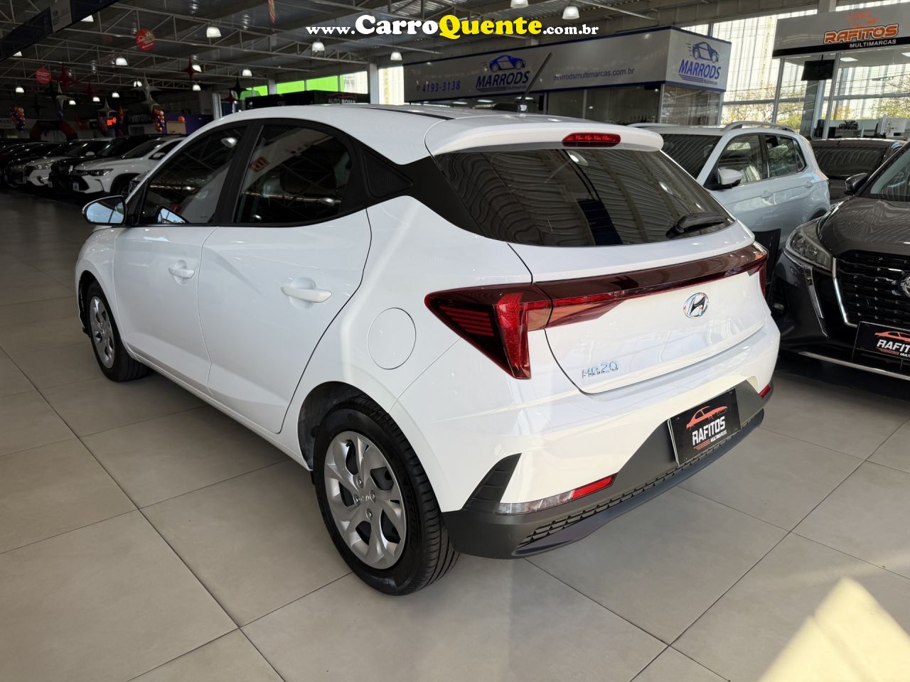 HYUNDAI   HB20 COMF.C.PLUSC.STYLE 1.0 FLEX 12V   BRANCO 2024 1.0 FLEX - Loja