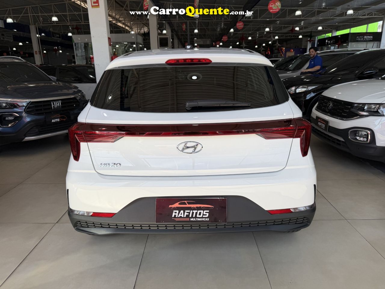 HYUNDAI   HB20 COMF.C.PLUSC.STYLE 1.0 FLEX 12V   BRANCO 2024 1.0 FLEX - Loja