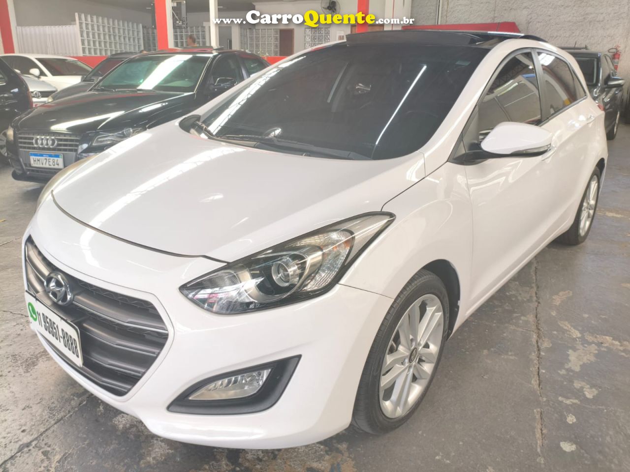 HYUNDAI   I30 1.8 16V AUT. 5P   BRANCO 2016 1.8 GASOLINA - Loja