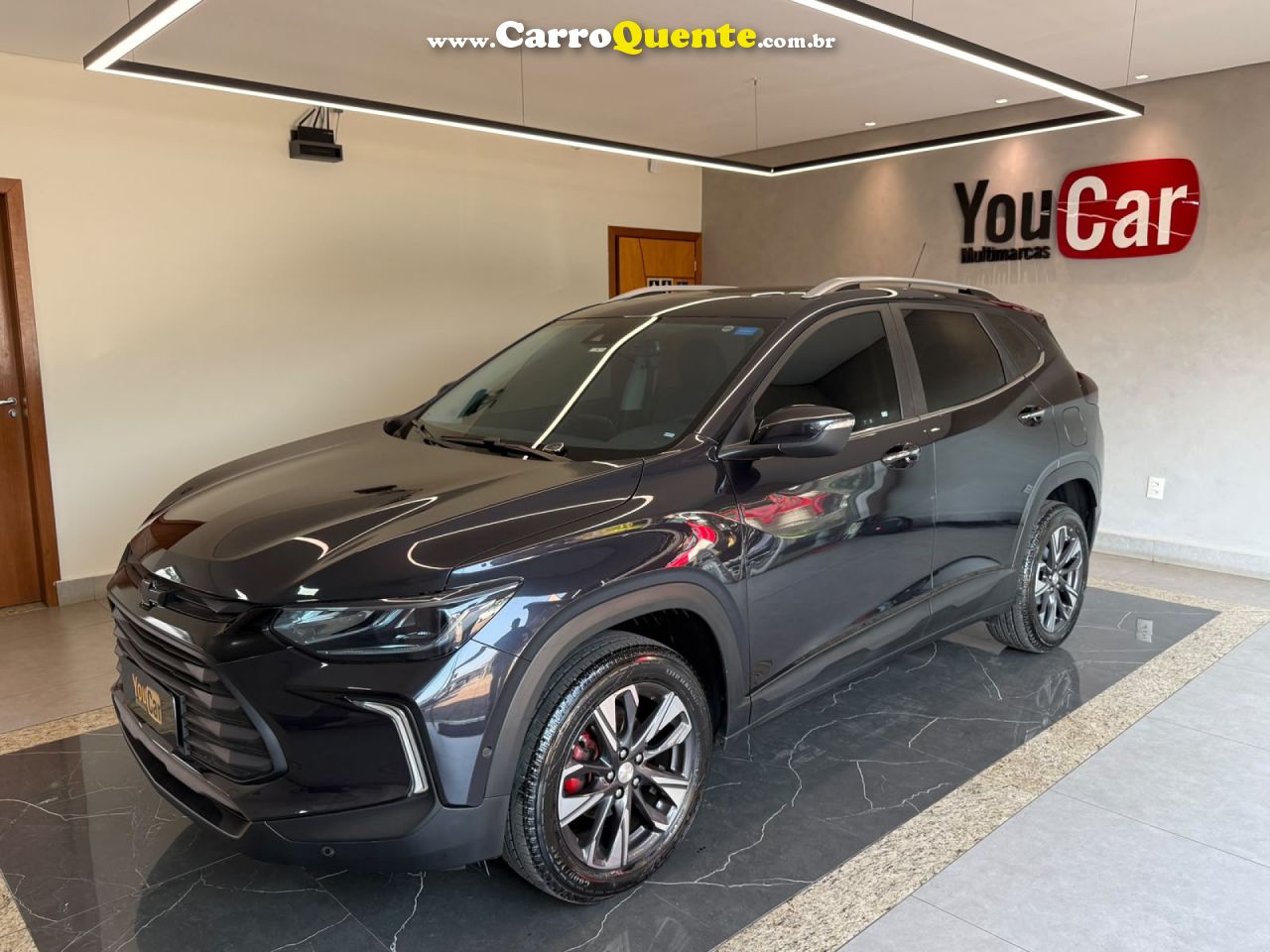 CHEVROLET   TRACKER PREMIER 1.2 TURBO 12V FLEX AUT.   CINZA 2025 1.2 FLEX - Loja
