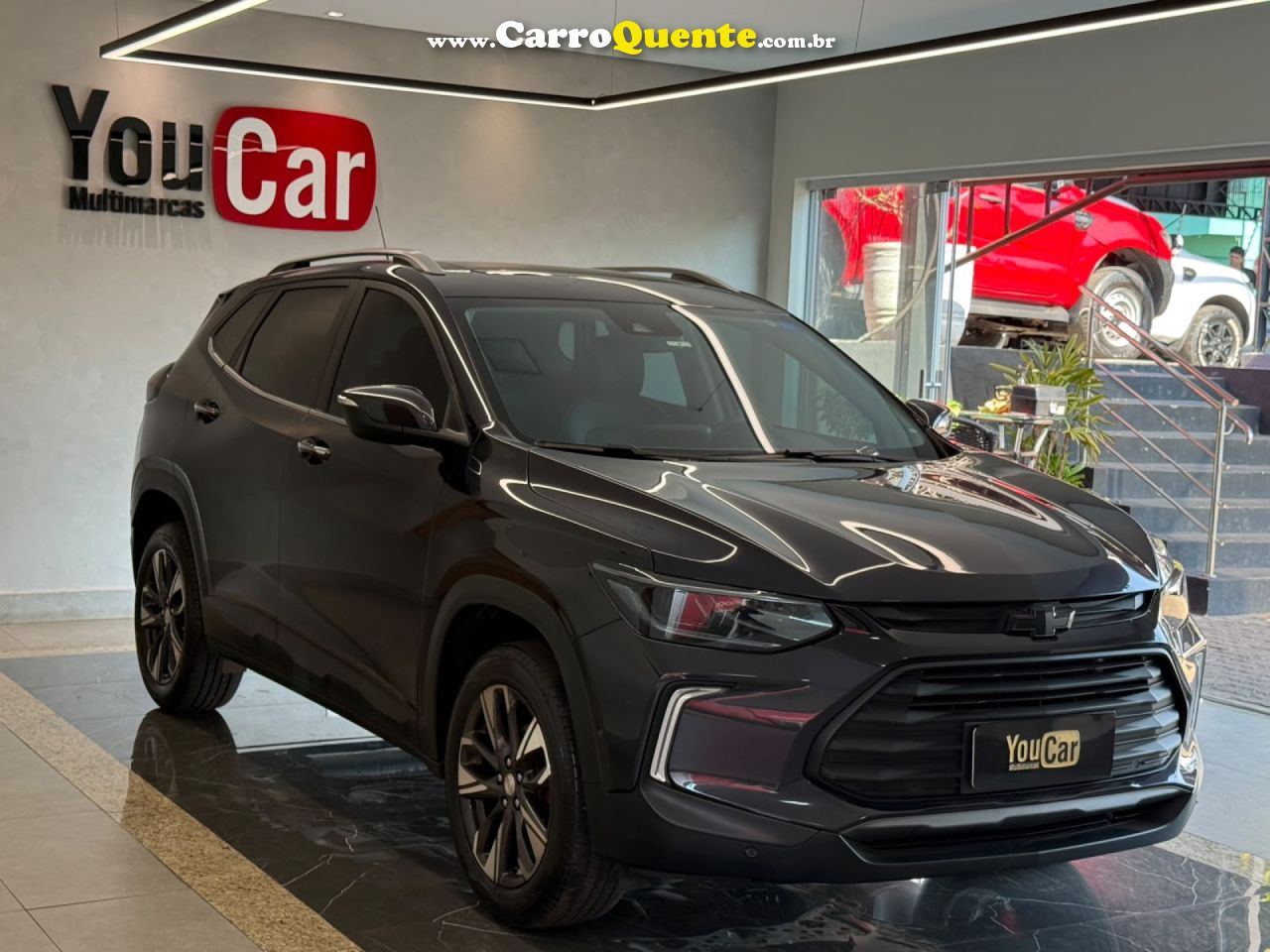 CHEVROLET   TRACKER PREMIER 1.2 TURBO 12V FLEX AUT.   CINZA 2025 1.2 FLEX - Loja