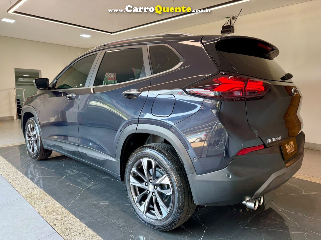 CHEVROLET   TRACKER PREMIER 1.2 TURBO 12V FLEX AUT.   CINZA 2025 1.2 FLEX - Loja