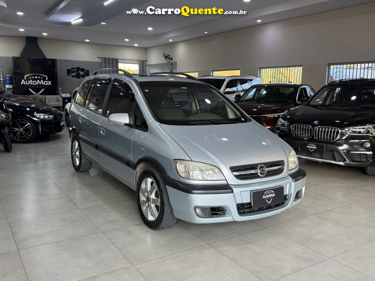 CHEVROLET   ZAFIRA ELITE 2.0 MPFI FLEXPOWER 8V  AUT   PRATA 2006 2.0 FLEX - Loja