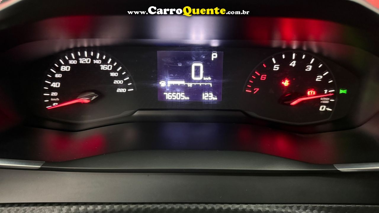 PEUGEOT   208 ALLURE 1.6 FLEX 16V 5P AUT.   BRANCO 2022 1.6 FLEX - Loja