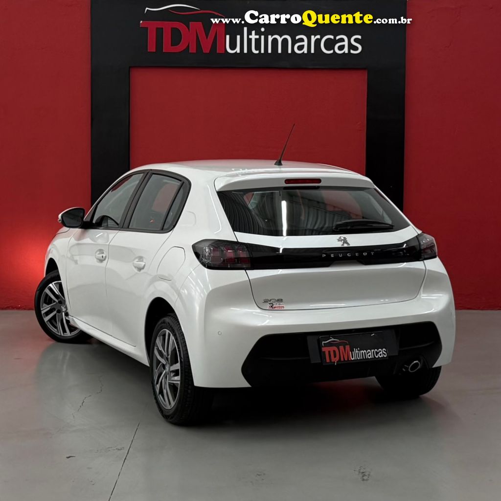 PEUGEOT   208 ALLURE 1.6 FLEX 16V 5P AUT.   BRANCO 2022 1.6 FLEX - Loja