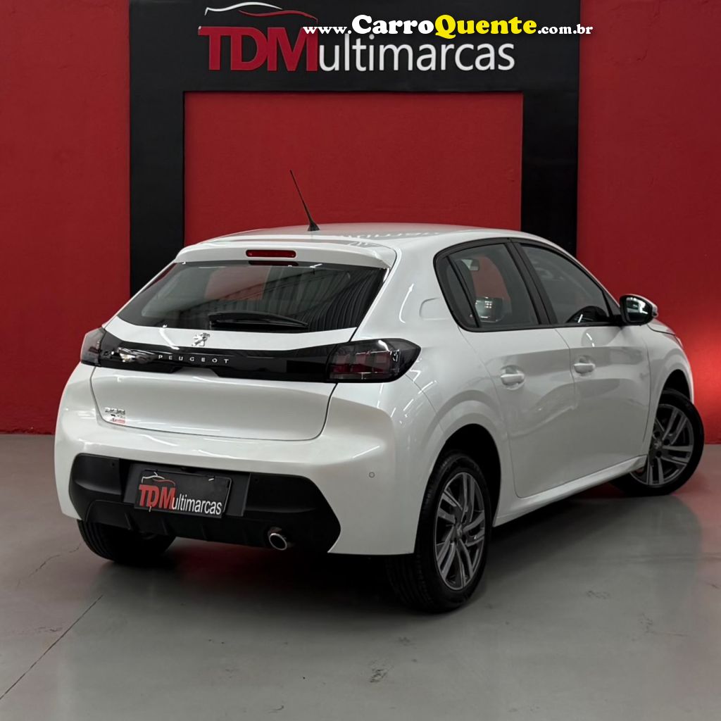 PEUGEOT   208 ALLURE 1.6 FLEX 16V 5P AUT.   BRANCO 2022 1.6 FLEX - Loja