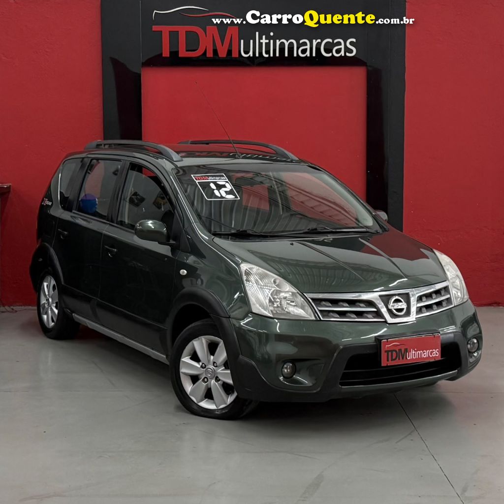 NISSAN   LIVINA X-GEAR SLX-GEAR 1.8 FLEX F. AUT.   VERDE 2012 1.8 FLEX - Loja