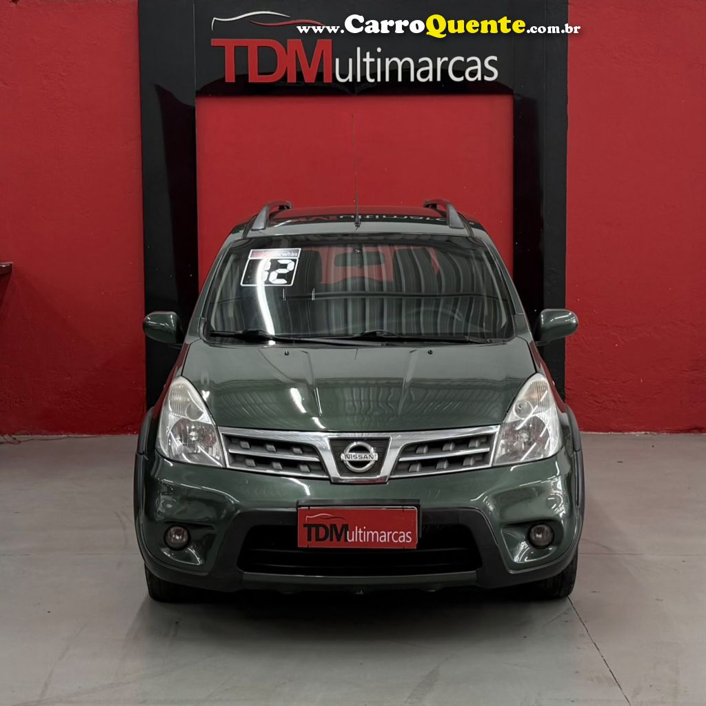 NISSAN   LIVINA X-GEAR SLX-GEAR 1.8 FLEX F. AUT.   VERDE 2012 1.8 FLEX - Loja
