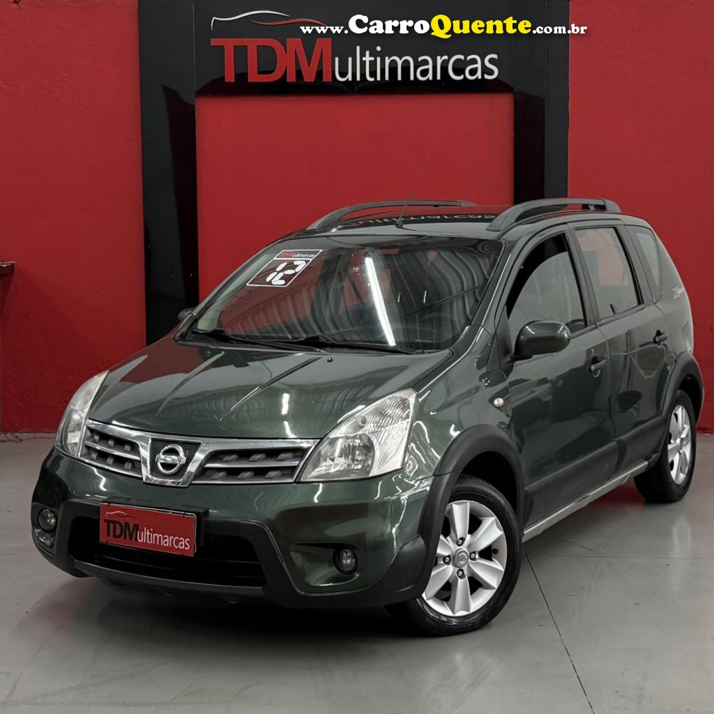 NISSAN   LIVINA X-GEAR SLX-GEAR 1.8 FLEX F. AUT.   VERDE 2012 1.8 FLEX - Loja