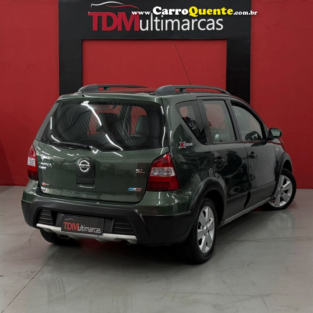 NISSAN   LIVINA X-GEAR SLX-GEAR 1.8 FLEX F. AUT.   VERDE 2012 1.8 FLEX - Loja