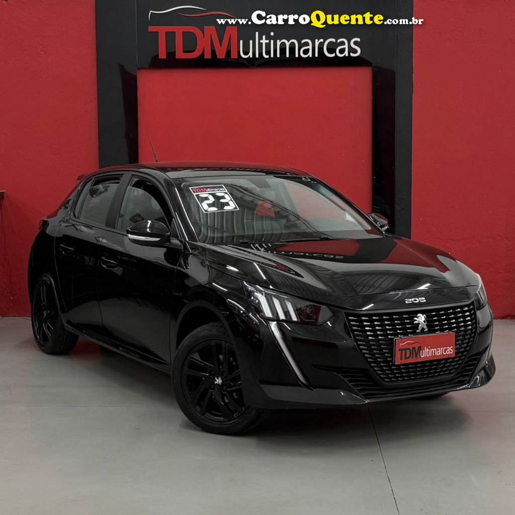 PEUGEOT   208 STYLE 1.0 FLEX 6V 5P MEC.   PRETO 2023 1.0 FLEX - Loja
