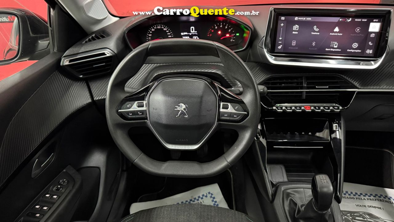 PEUGEOT   208 STYLE 1.0 FLEX 6V 5P MEC.   PRETO 2023 1.0 FLEX - Loja