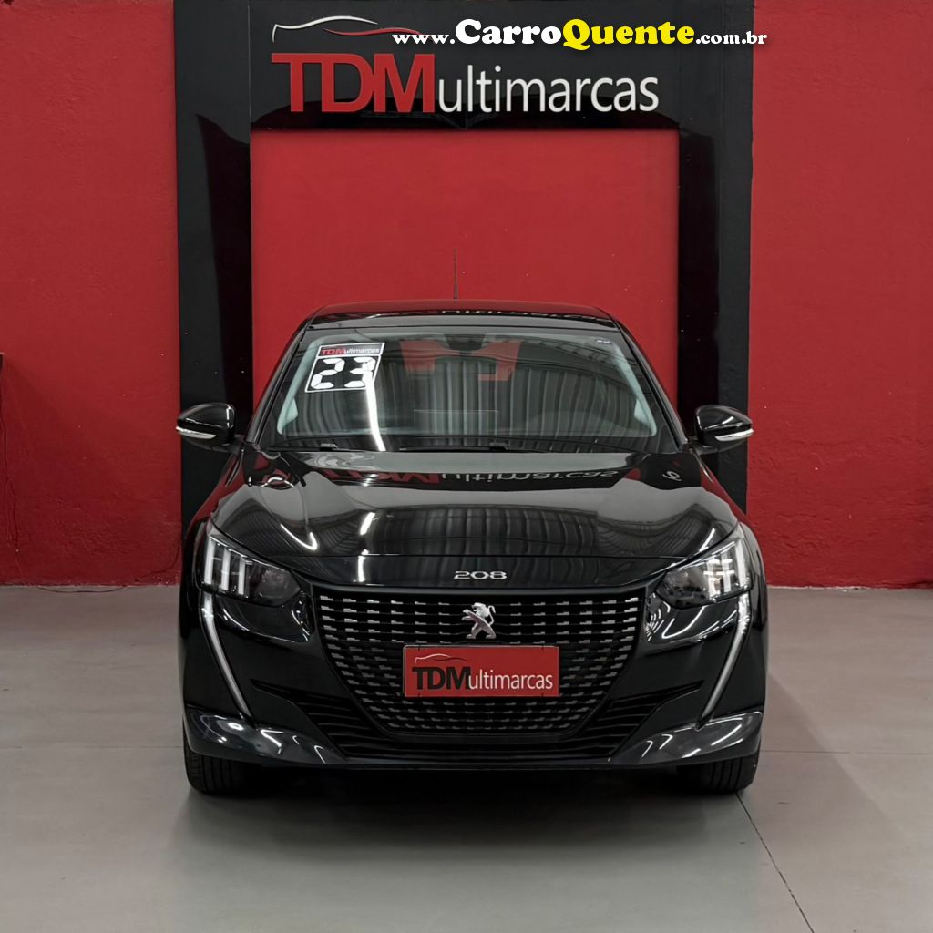 PEUGEOT   208 STYLE 1.0 FLEX 6V 5P MEC.   PRETO 2023 1.0 FLEX - Loja