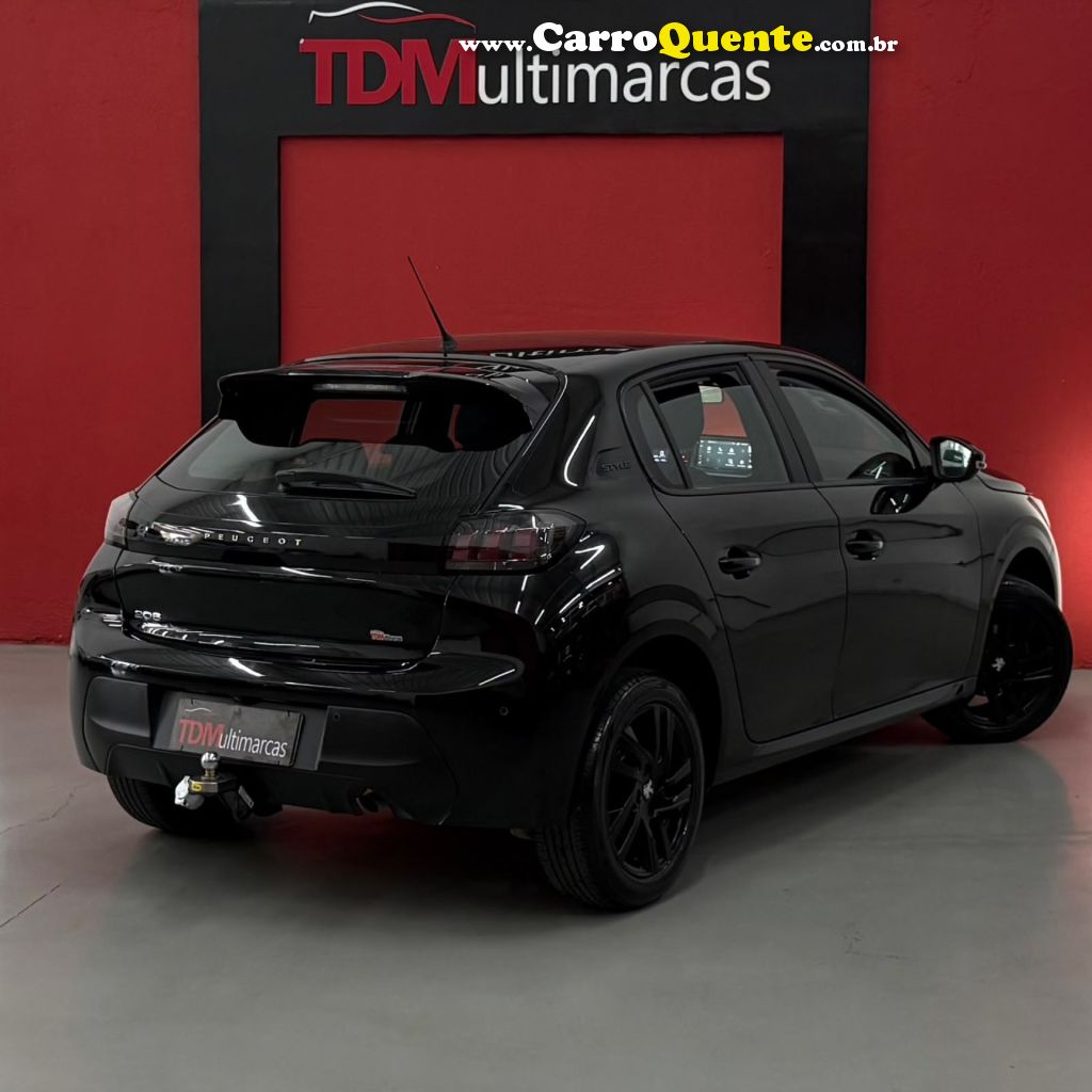 PEUGEOT   208 STYLE 1.0 FLEX 6V 5P MEC.   PRETO 2023 1.0 FLEX - Loja