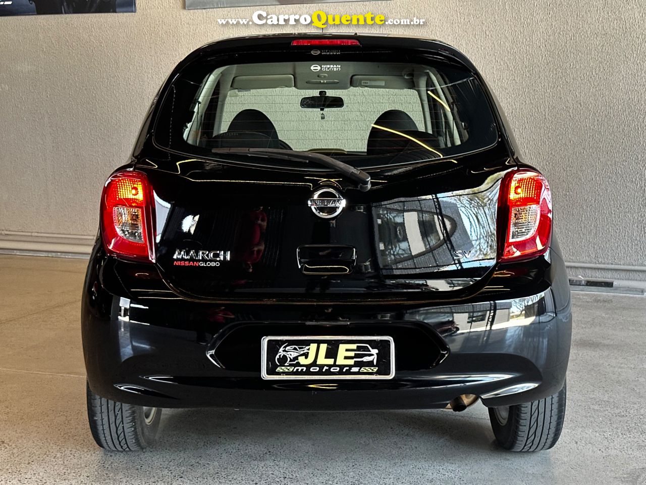NISSAN   MARCH SV 1.0 12V FLEX 5P   PRETO 2016 1.0 FLEX - Loja