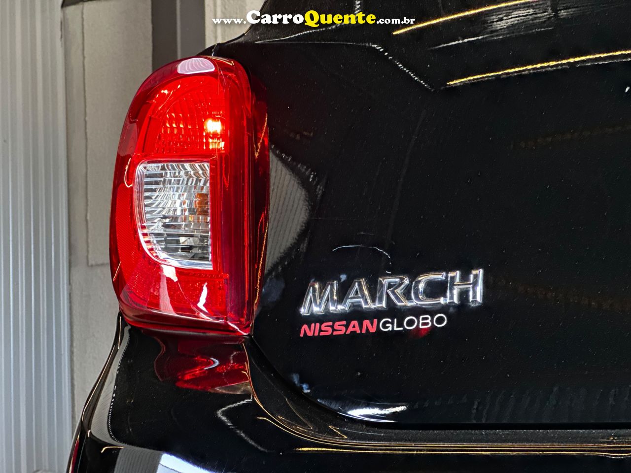 NISSAN   MARCH SV 1.0 12V FLEX 5P   PRETO 2016 1.0 FLEX - Loja