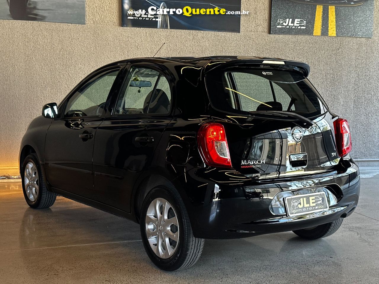 NISSAN   MARCH SV 1.0 12V FLEX 5P   PRETO 2016 1.0 FLEX - Loja
