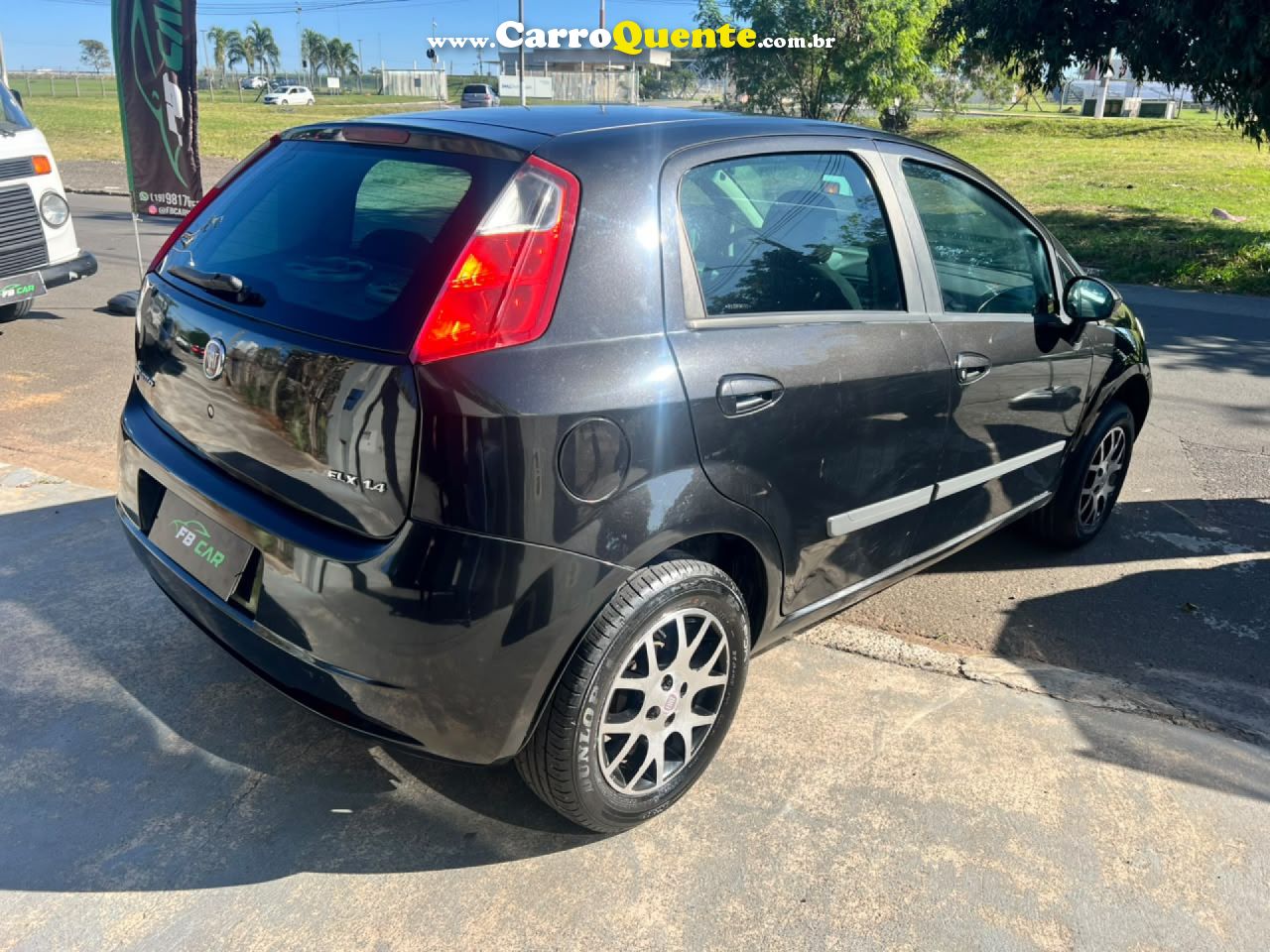 FIAT   PUNTO  ELX 1.4 FIRE FLEX 8V 5P   PRETO 2008 1.4 FLEX - Loja