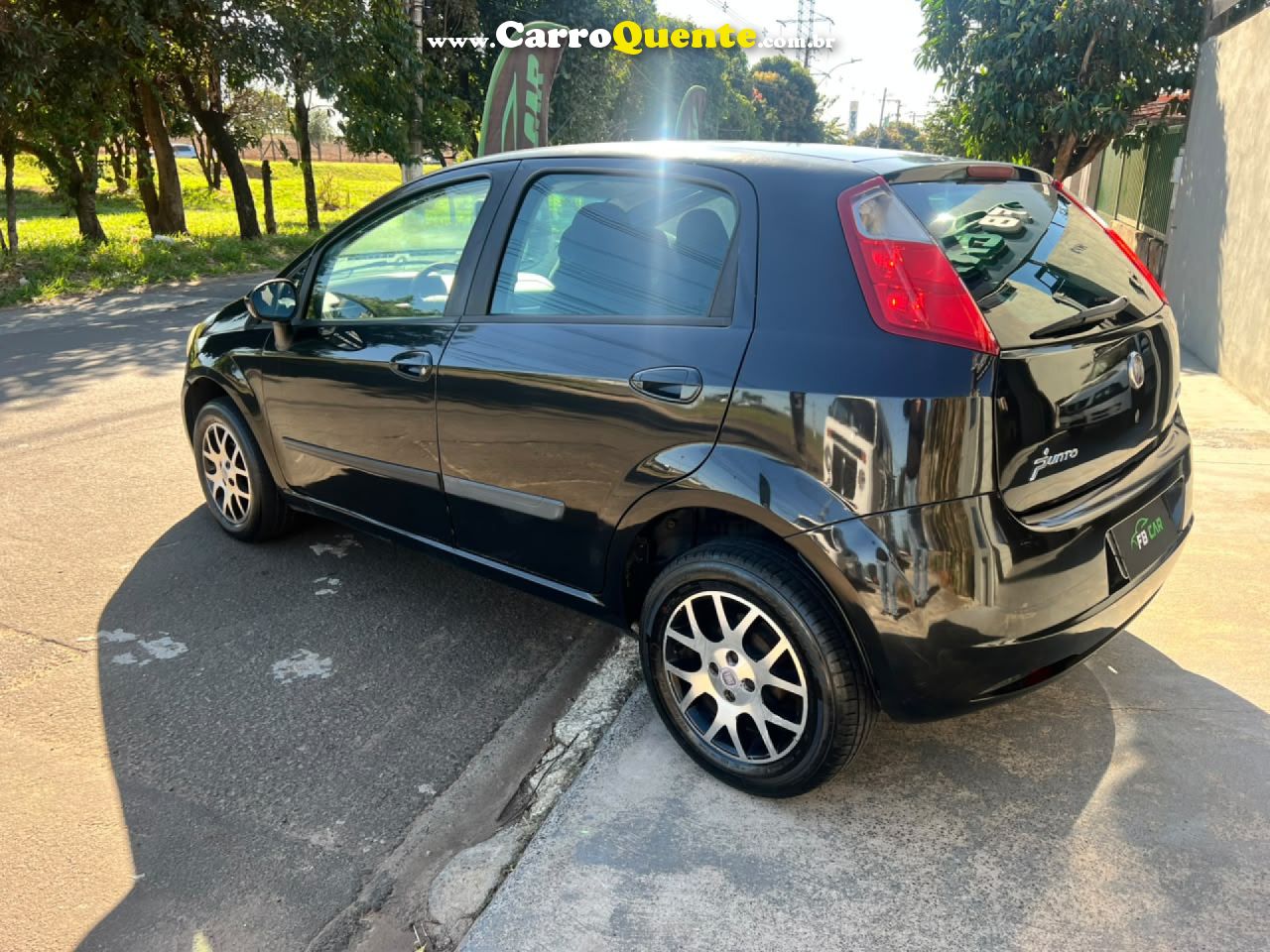 FIAT   PUNTO  ELX 1.4 FIRE FLEX 8V 5P   PRETO 2008 1.4 FLEX - Loja