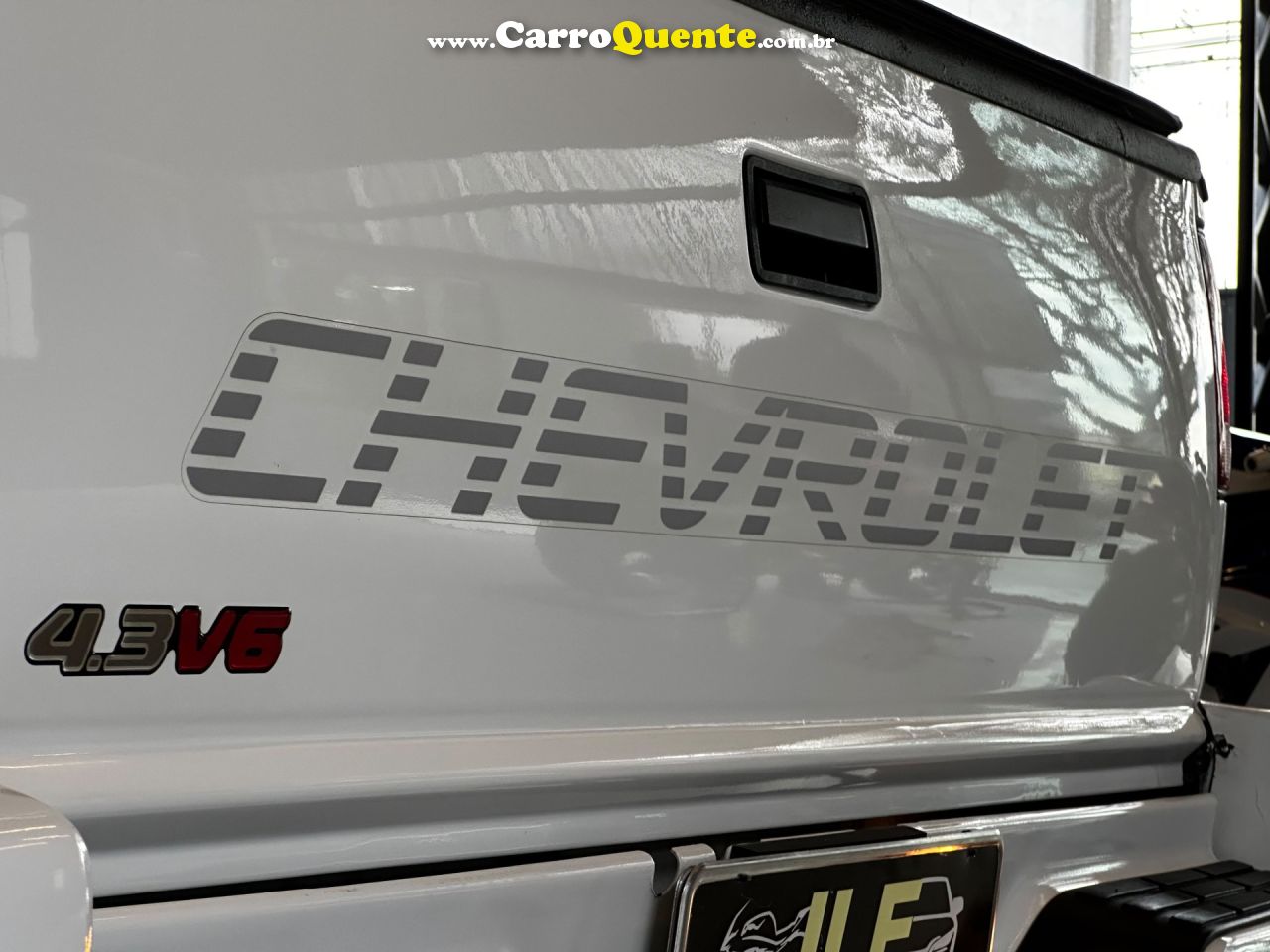 CHEVROLET   S10 PICK-UP LUXE 4.3 V6   BRANCO 1998 4.3 GASOLINA - Loja