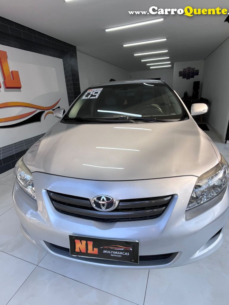 TOYOTA   COROLLA XEI 1.81.8 FLEX 16V AUT.   PRATA 2009 1.8 FLEX - Loja