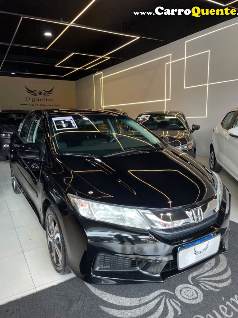 HONDA   CITY SEDAN LX 1.5 FLEX 16V 4P AUT.   PRETO 2017 1.5 FLEX - Loja