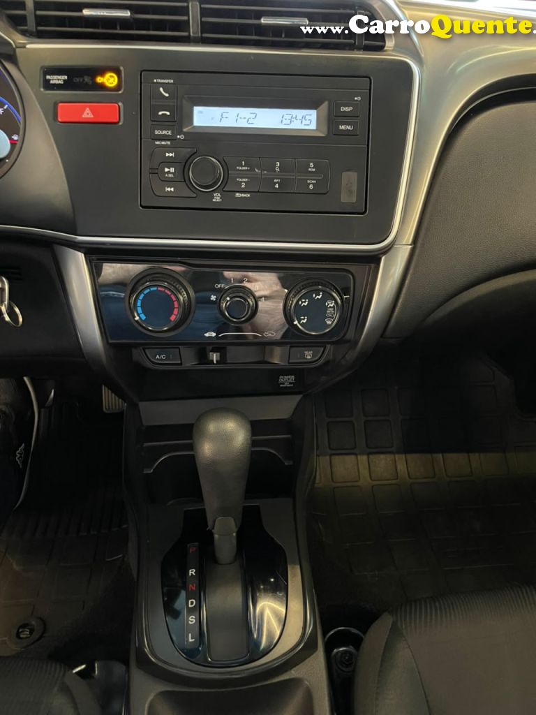HONDA   CITY SEDAN LX 1.5 FLEX 16V 4P AUT.   PRETO 2017 1.5 FLEX - Loja