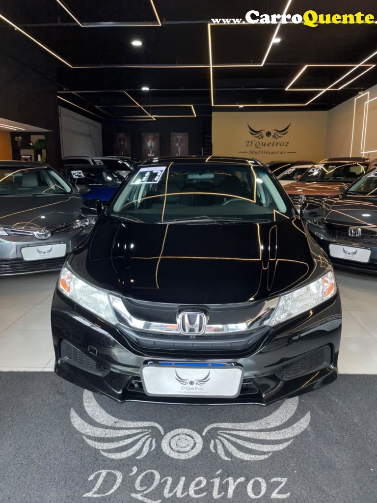 HONDA   CITY SEDAN LX 1.5 FLEX 16V 4P AUT.   PRETO 2017 1.5 FLEX - Loja